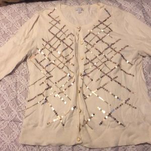 Sparkle stripped cardigan